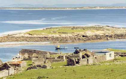 Iniskea and Rusheen Island where the Whale Station was situated