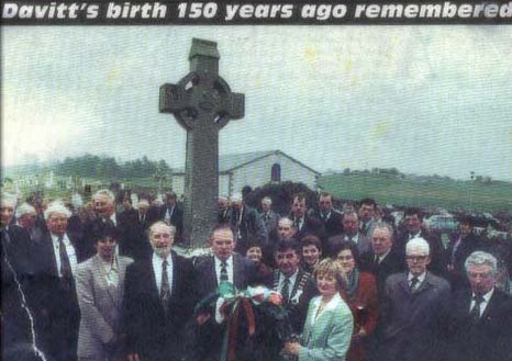 Wreath laying ceremony at the grave of Michael Davitt 1996