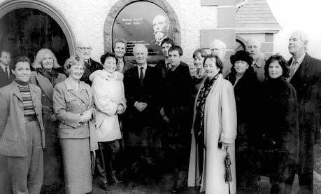 Visit of Taoiseach John Bruton announcing a grant of £200,000 towards cost of new building.